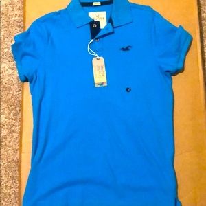 Blue Men’s Hollister Polo